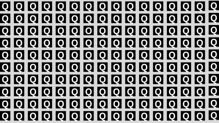 Test Visual Acuity: If you have Eagle Eyes Find the Letter O among Q in 12 Secs