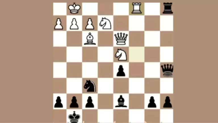 Brain Teaser Chess Puzzle: How To Achieve checkmate In 2 Moves?