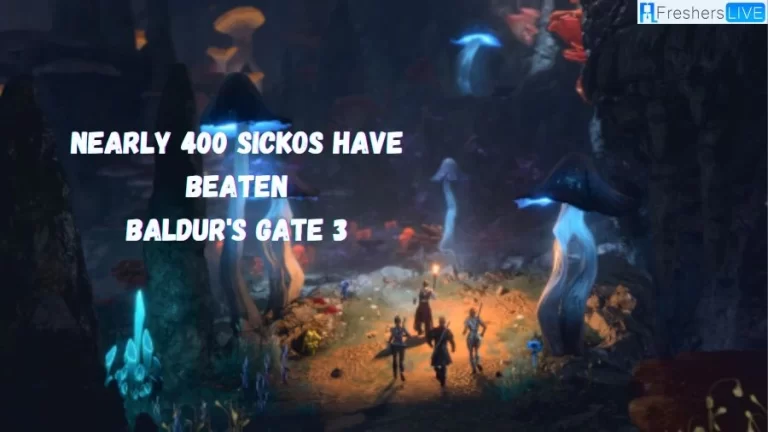 Nearly 400 sickos have beaten Baldur’s Gate 3