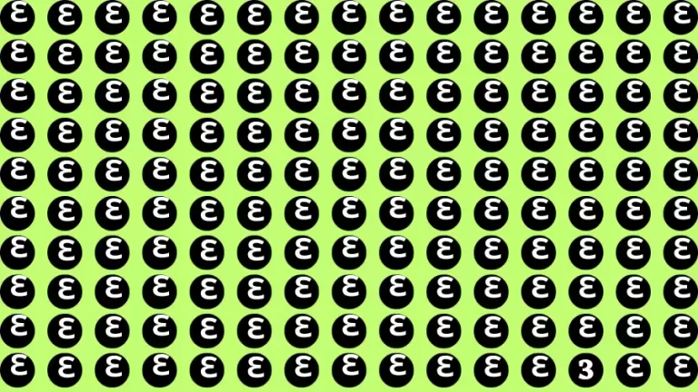 Only 20% of People Can Spot the Number 3 in This Brain Teaser Within 10 Seconds