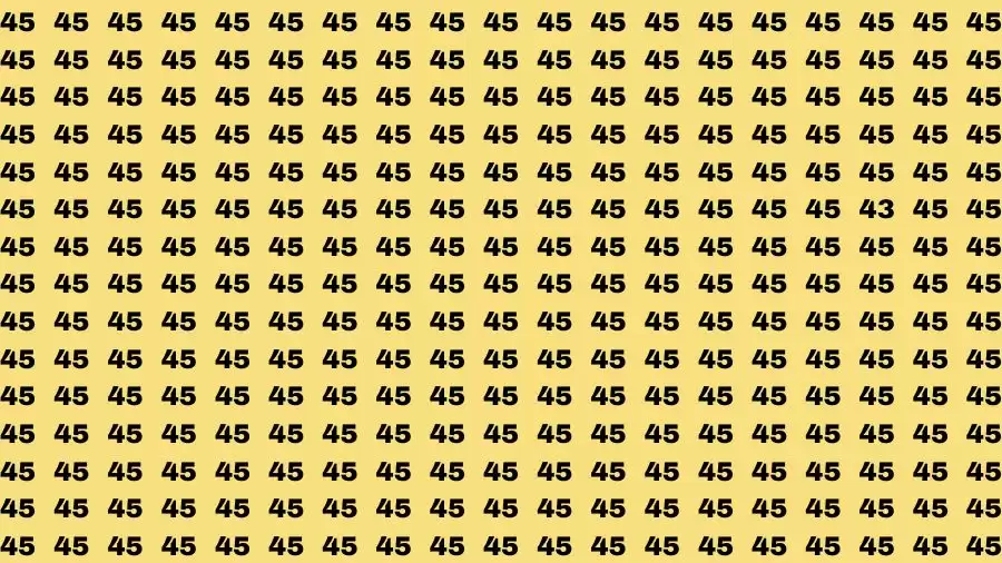 Mind-bending Brain Teaser Challenge You to Find the Number 243 in 10 Secs