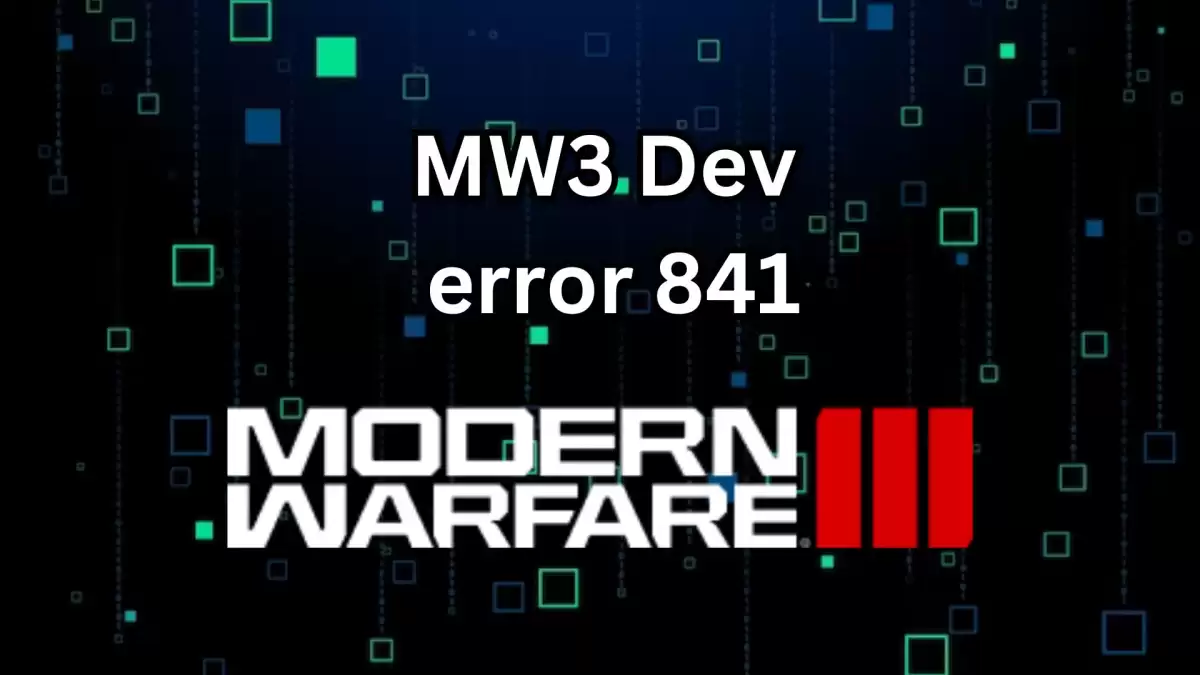 MW3 Dev Error 841, How to Fix MW3 Dev Error 841?