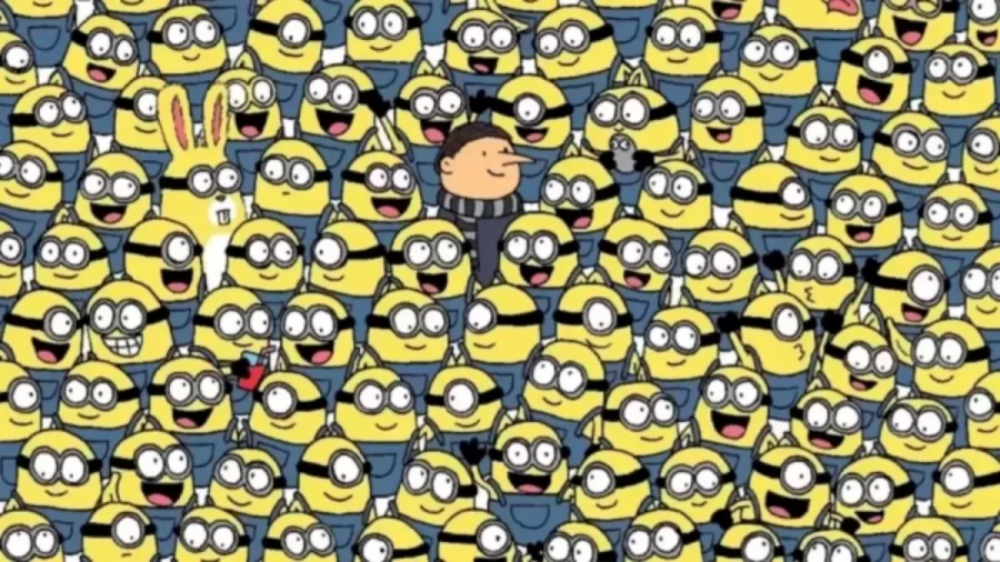 Optical Illusion Find and Seek: If you have Eagle Eyes can spot three Bananas among the Minions in 20 Secs