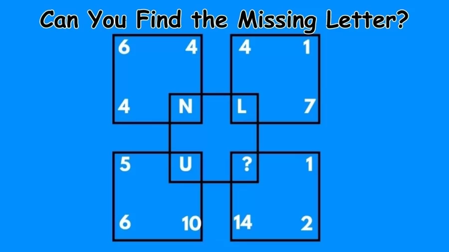 Brain Teaser: Can You Find the Missing Letter in 20 Seconds?