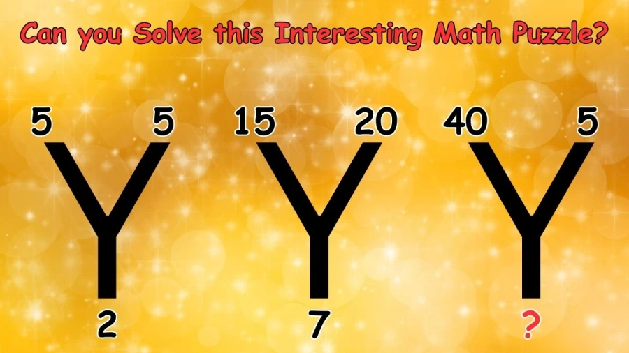Brain Teaser: Can you Solve this Interesting Math Puzzle?
