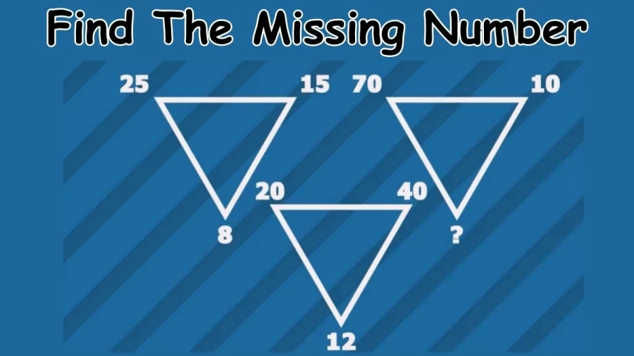 Brain Teaser: Find The Missing Number In 30 Secs