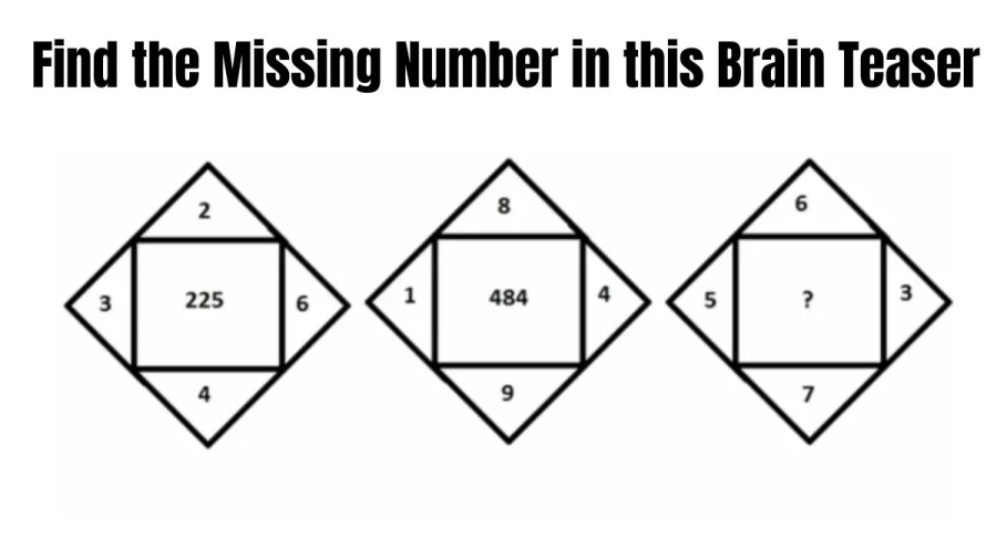 If you Have High IQ Find the Missing Number in this Brain Teaser