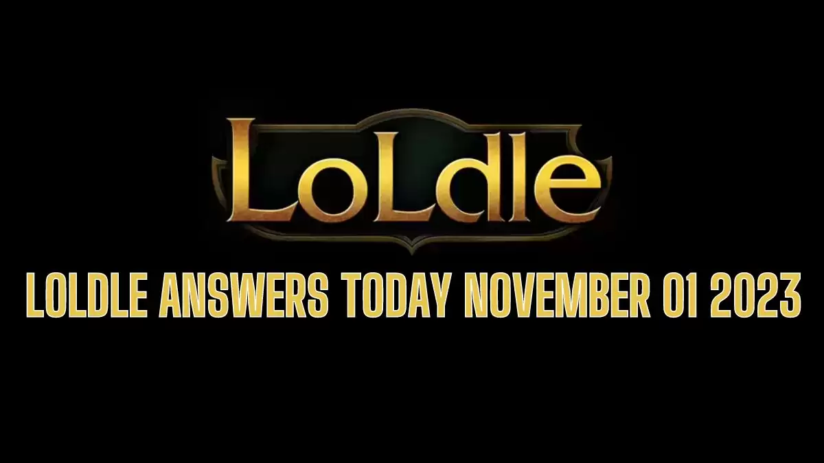 Loldle Answers Today November 01 2023 Classic, Quote, Ability, Emoji, Splash Answers Today