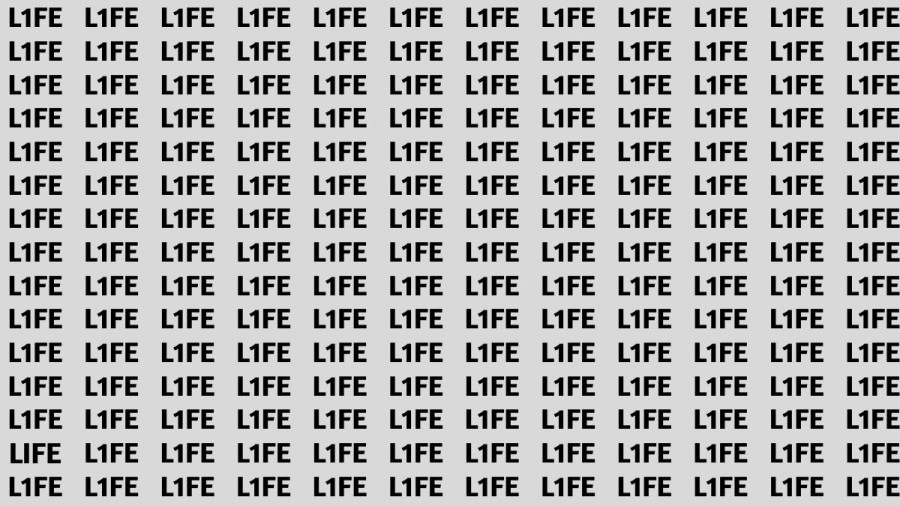Optical Illusion: If you have Sharp Eyes Find the Word Life in 15 Secs