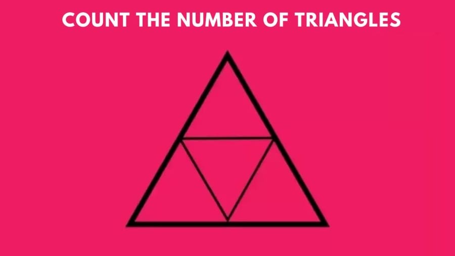 Brain Teaser for Sharp Eyes: Count the Number of Triangles