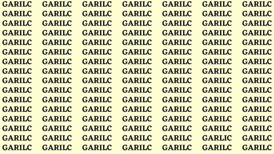 Brain Test: If You Have Hawk Eyes Find The Word Garlic In 15 Secs
