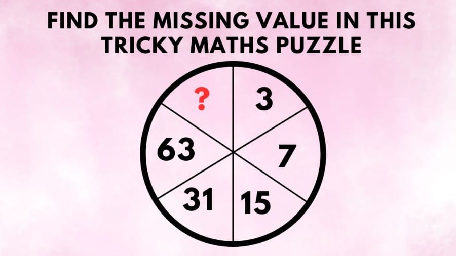 Brain Teaser: Find the missing value in this tricky maths puzzle