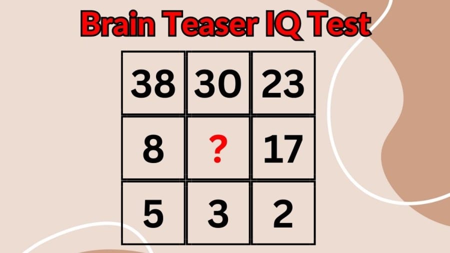 Brain Teaser IQ Test: Find the Missing Number Within 30 Secs