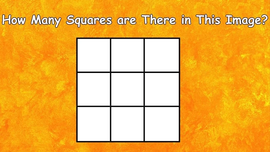 Brain Teaser Test - How Many Squares are There in This Image?