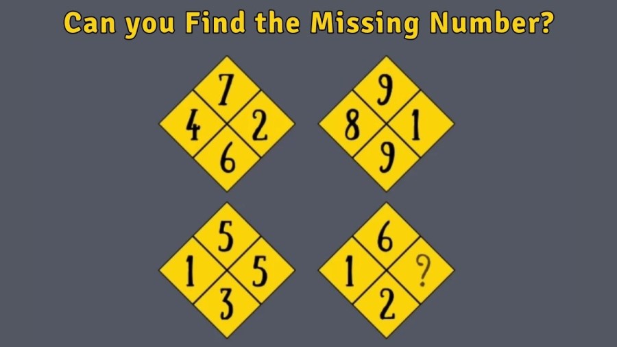 Cool Maths Puzzle: Can you Find the Missing Number?