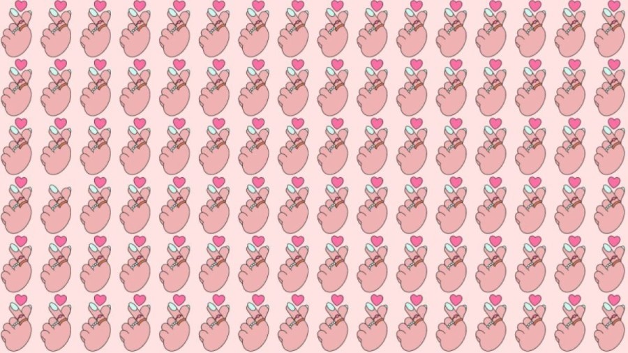 Observation Skill Test: Can you spot which Hand Emoji is different in 10 seconds?