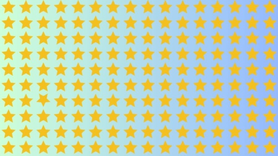 Optical Illusion: Can you find the Odd Star within 8 Seconds?