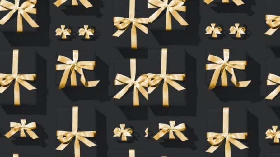 Optical Illusion Challenge: Can You Find a Heart Among these Gift Boxes in 12 Secs?