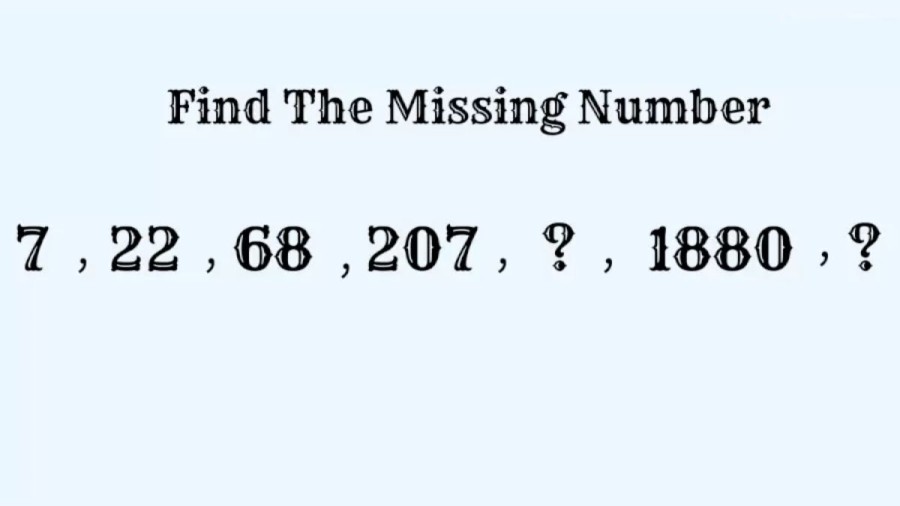 You are a Genius if you Can Find the Missing Number in this Brain Teaser in 30 Secs